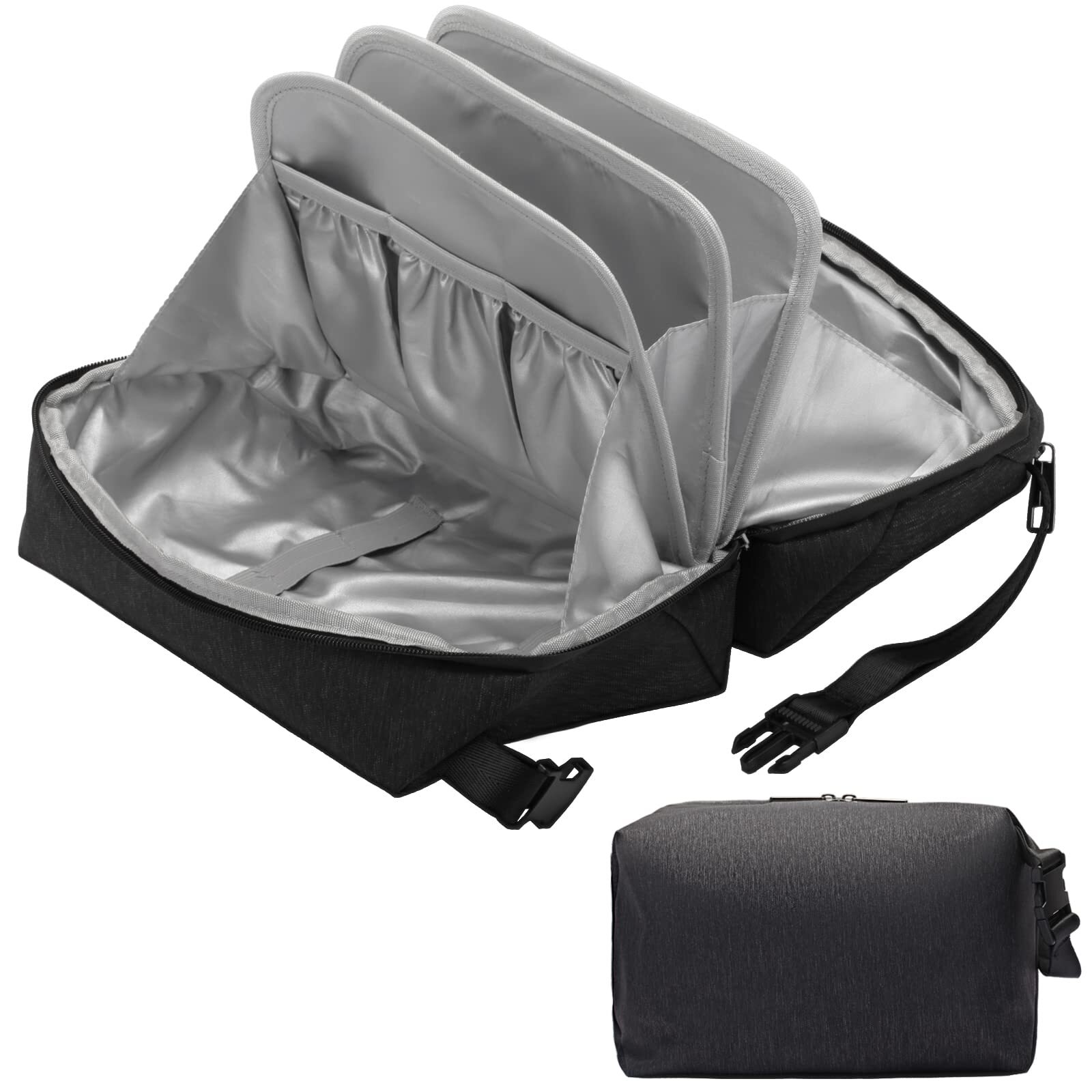 Durable Large Men’s Travel Toiletry Bag with Organizer Compartments-image
