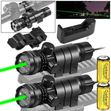 Green Laser Sight Rifle Dot Scope Laser+Barrel Mount+Remote for Hunting Shooting