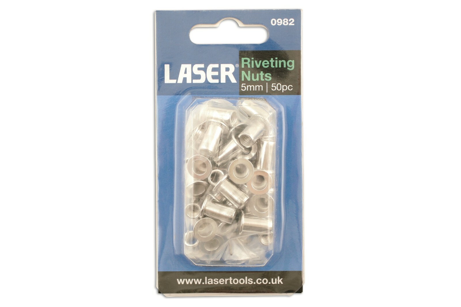 Laser 0982 50 Piece Riveting Nuts - 5mm
