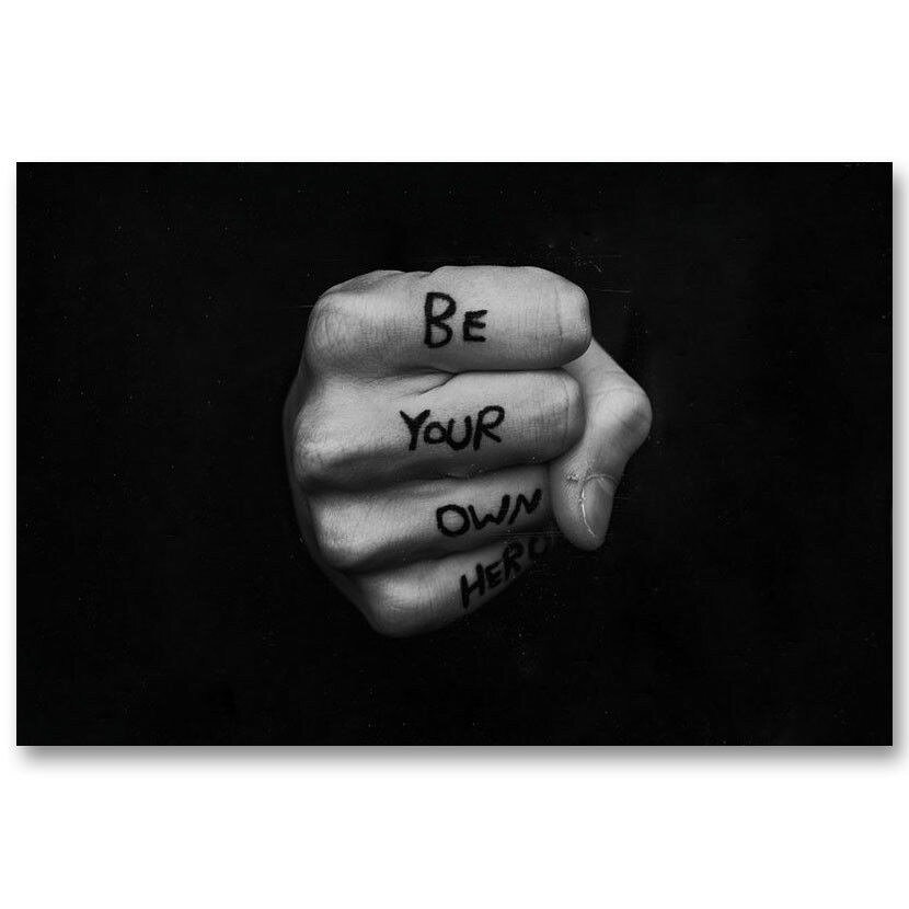 81542 Motivational Quote Minimalist Wall Print Poster US