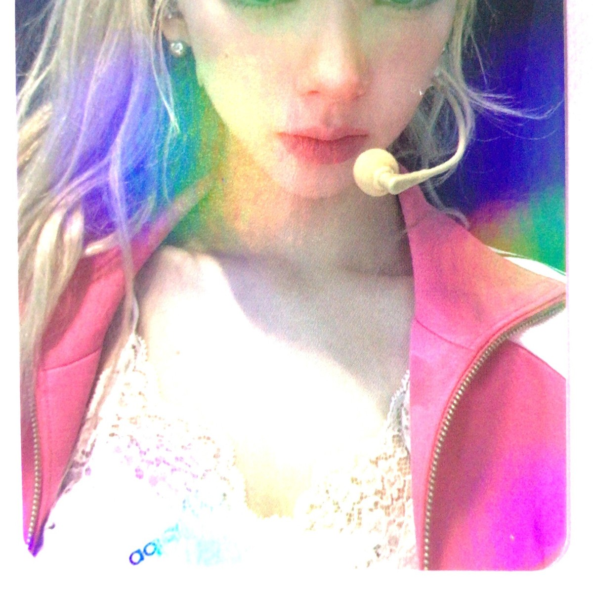 KARINA Aespa TCG 0411 Blonde hair red jersey Foil KPOP IDOL CARD