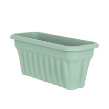 60cm Large Green Trough Plant Pot Garden Long Flower Herb Plastic Planter