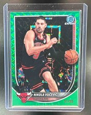 2025-26 Bowman #BCV-157 Nikola Vucevic Chrome Green Geometric Refractor /99