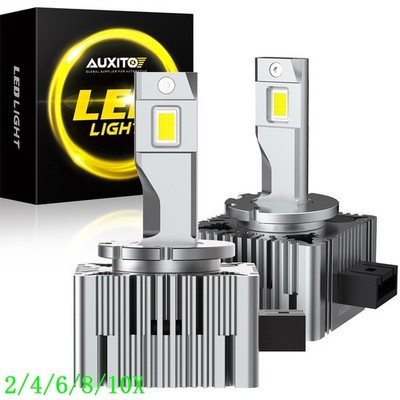 AUXITO LED Headlight Bulb D1S D1R D3S D3R Hi-Lo Beam HID Xenon Conversion 2/4X