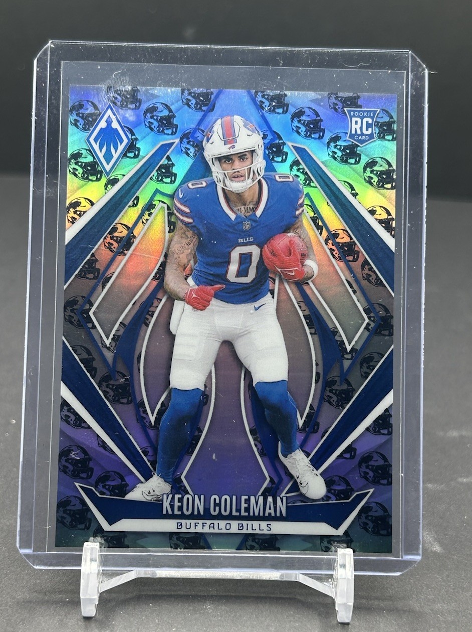 Keon Coleman 2024 Panini Phoenix Rookie Helmet Emoji /399 (RC) #213 Bills