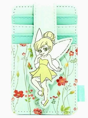 Loungefly Disney Tinkerbell Cardholder Snap Fold Over Card Wallet Peter Pan NWT!