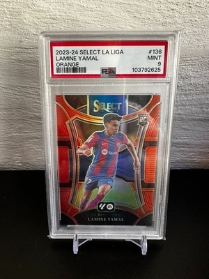 2023-24 Panini Select La Liga Lamine Yamal Orange /49