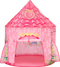 Princess Castle Kids Pop-Up Play Tent, Indoor/Outdoor Playhouse for Girls