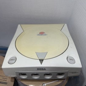 Sega Dreamcast Console Gaming System Only White HKT-3020 Some yellowing