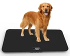 440 Pounds Veterinary Dog Scale with Tempered Glass 32 X 16 Inch Platform