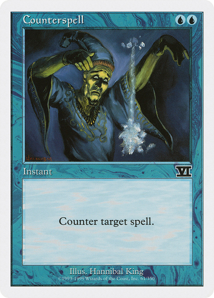 Counterspell #61 (MP) Classic Sixth Edition 6ED Magic MTG