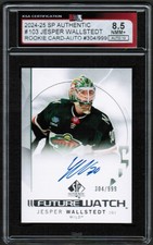 2024-25 UD SP Authentic #103 Jesper Wallstedt Future Watch Auto KSA 8.5 /999