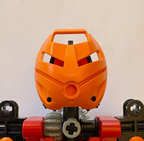Lego Bionicle Kanohi Mask Ruru (Turaga) Manas 8539 Exclusive Retired ORANGE