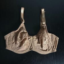 Vintage 90s BALI Size 34C Underwire Lace Bra Style 3432 Light Brown Unworn