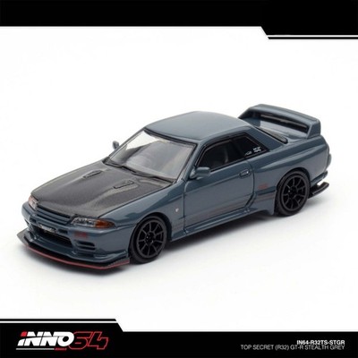 INNO64 - TOP SECRET Nissan Skyline R32 GT-R Stealth Grey - IN64-R32TS-STGR