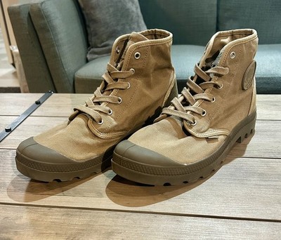 Palladium Pampa Hi Tan Lace Up Mens Size 10 US Excellent  display picture 1