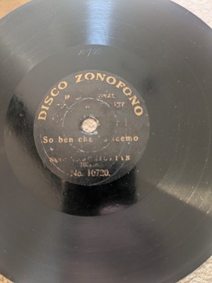 Vincenzo Reschiglian - So Ben Che (Pagliacci) - ZONOPHONE 10720 78rpm 7''