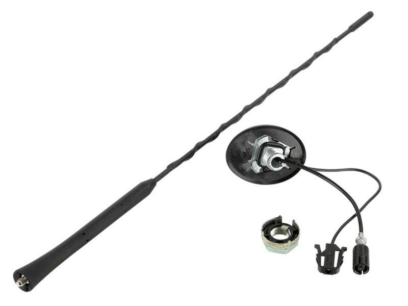 Antenne de toit AM FM HC97 F universelle de 40cm pour voiture noire