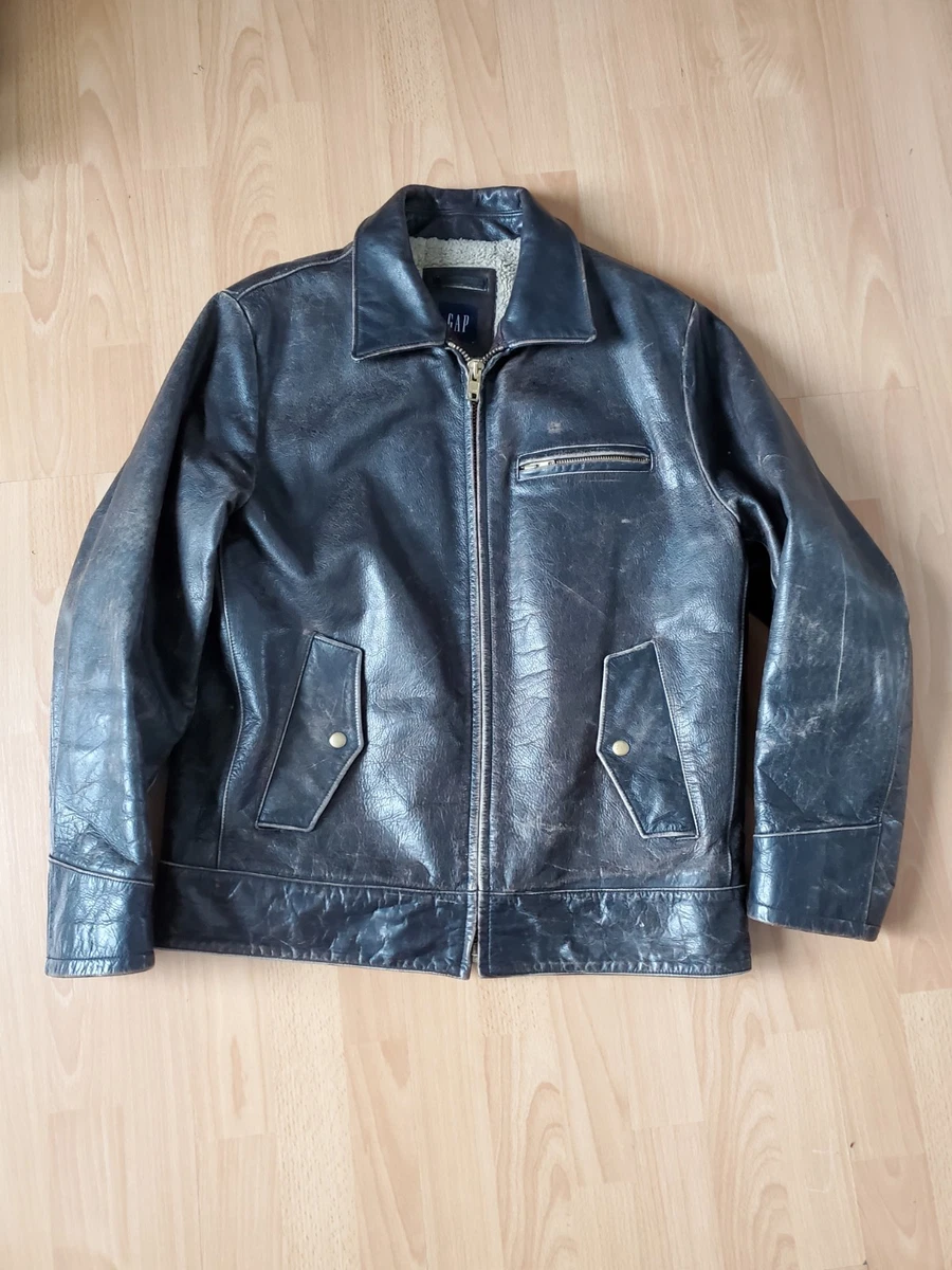 Gap Leather Outer Shell Coats, Jackets & Vests for Men for sale | eBay