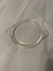 VINTAGE PYREX 470-C CLEAR GLASS LID ONLY REPLACEMENT CASSEROLE TAB HANDLES