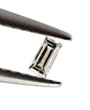 Certified 0.022 Ct Natural Diamond 2 x 1 mm Straight Baguette Cut G/VS1 Grade