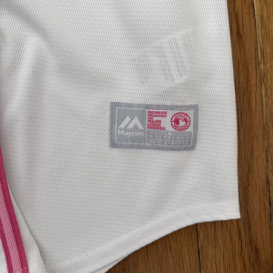 Jersey Toronto Blue Jays Majestic Rosa Niñas Talla XL Foto 3 de 4