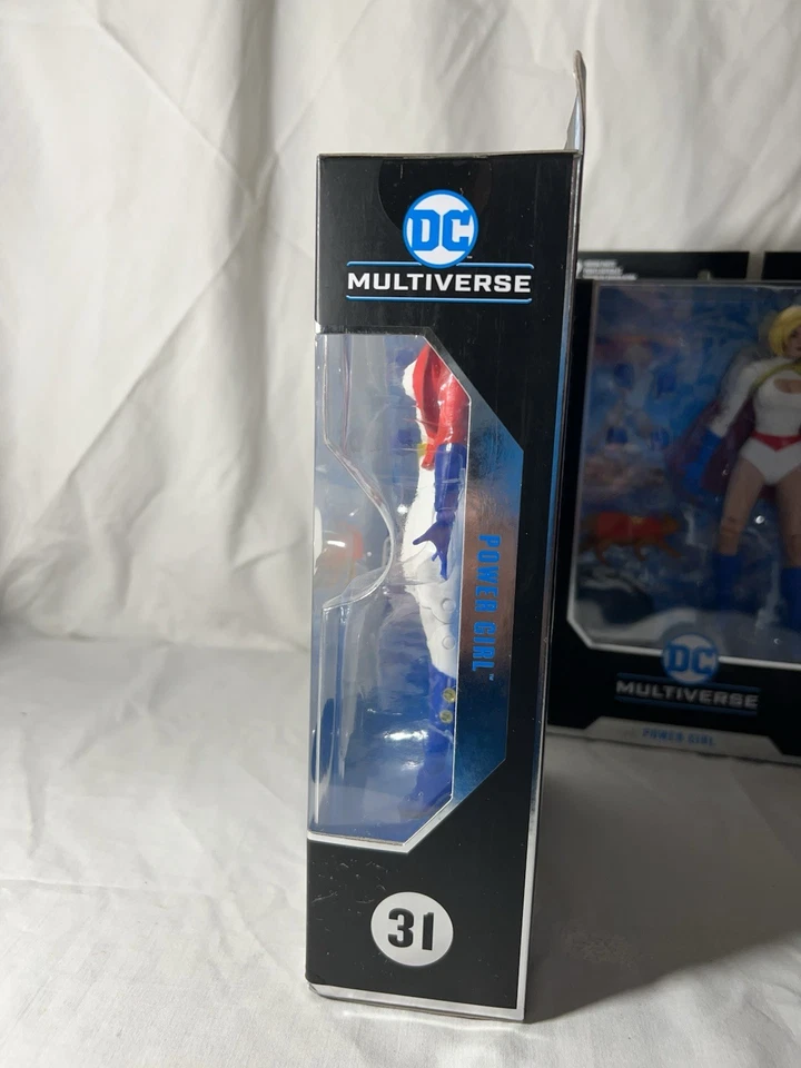 Lote de 2: McFarlane DC POWER GIRL #31 Chase PLATINO y PG Coleccionista REGULAR D3 Foto 4 de 4