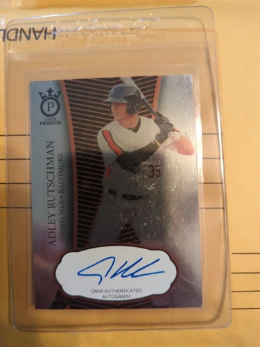 2021 Onyx Premium Adley Rutschman  Autograph Card 65/100