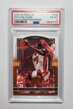 PSA DWYANE WADE 2003 SKYBOX LE #134 RC Signed Photographer Proof 