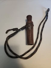 Vintage P.S. OLT Co. Pekin ILL DR-115 Double Reed Duck Call A2