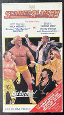 Coliseum Video WWF Summerslam '89 VHS NTSC Hulk Hogan Beefcake Savage Zeus