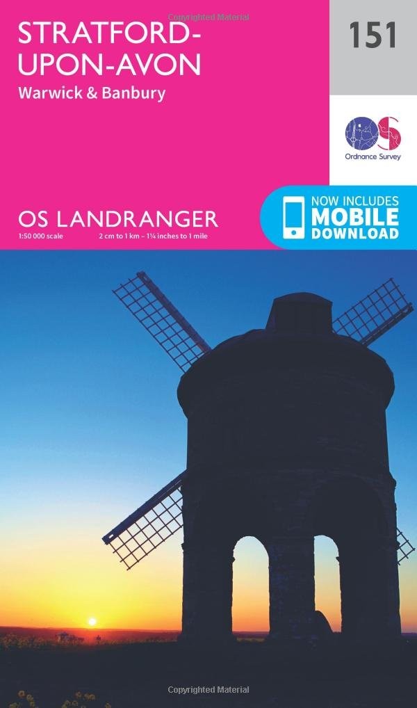 Ordnance Survey Landranger Map 151 Stratford-upon-Avon - Image 10