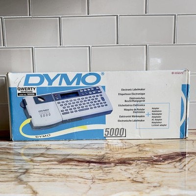 NOS VTG DYMO 5000 ELECTRONIC LABEL MAKER by ESSELTE w/ QWERTY KEYBOARD