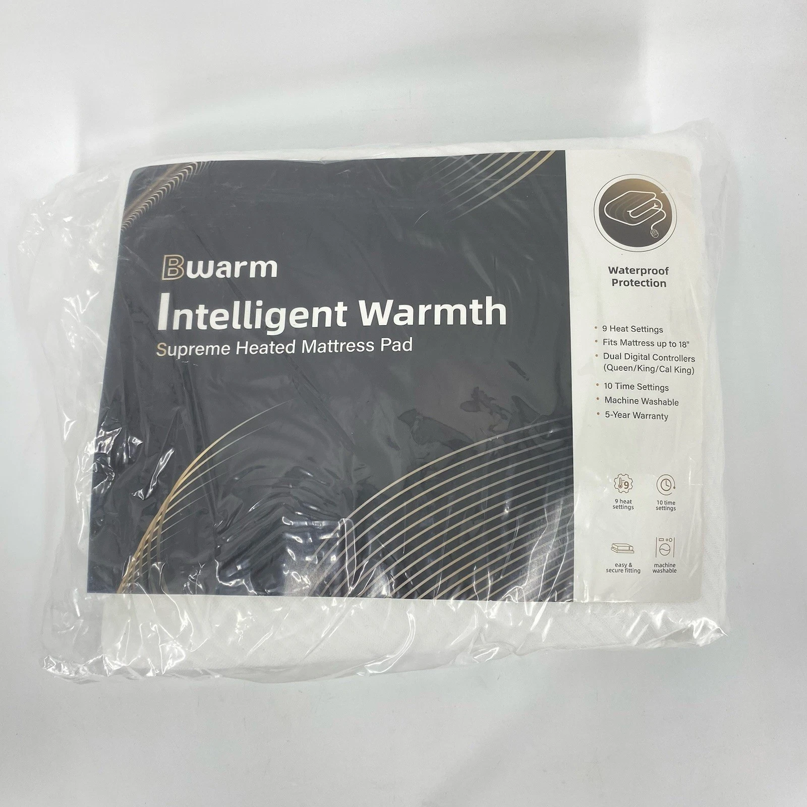 BWarm Intelligent Warmth Supreme Heated Mattress Pad Mini Twin 31" x 55"