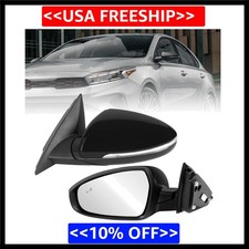 Side Mirror Compatible with KIA Forte 2019 2020 2021 2022 2023 2024, left