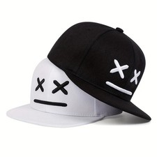 XX Smiling Face Embroidery Baseball Cap Cotton Adjustable Sport Hat Outdoor hats