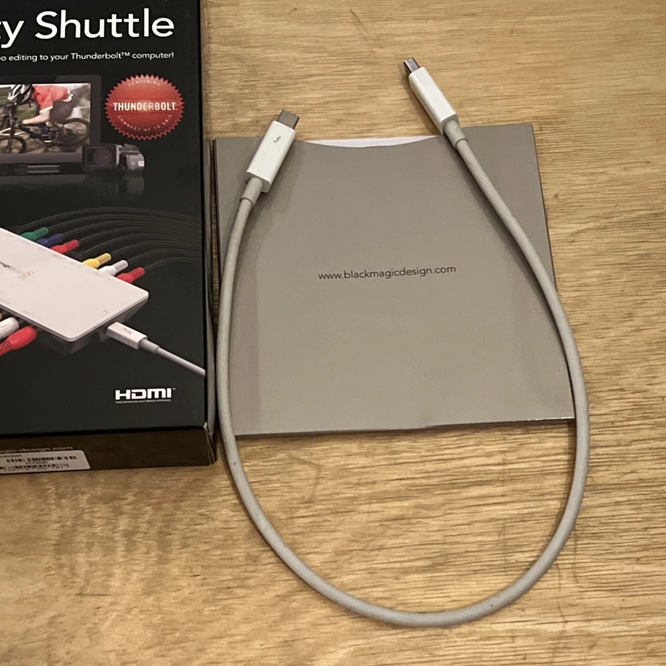 Blackmagic Design Capture Card Intensity Shuttle Thunderbolt Used with Box - Image 2 of 4