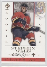 2002-03 Pacific Private Stock Reserve Class Act Stephen Weiss #9