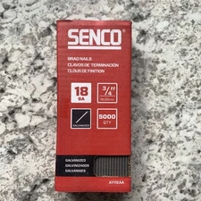 Senco AY11EAA  18 Guage  Galvanized Brad Nails 3/4" Long 5000