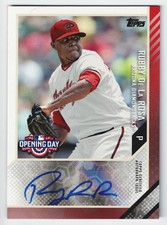 2015 Topps Opening Day Rubby De La Rosa Autograph #ODA-RD Diamondbacks