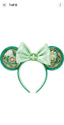 Disney Loungefly Princess Tiana Stained Glass Ears Ray Lightning Bug Evangeline