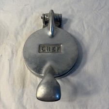 Vintage Hamburger Press Chef Die Cast Aluminu...