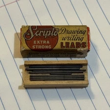 Vintage Scripto Mechanical Pencil Lead HB Medium USA
