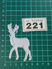 Reindeer Metal Die Cutter Christmas Deer/Elk Animal Cutting Die (221)