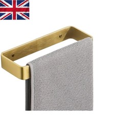 20CM Luxury Gold Towel Rail - Heavy-Duty Aluminium, Easy Stick-On Installation