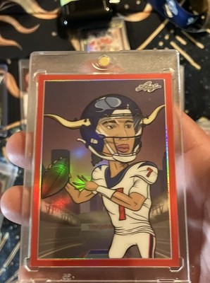 2023 Leaf Metallic Imaginations - C.J. Stroud #MI-13 Red /199 (RC)