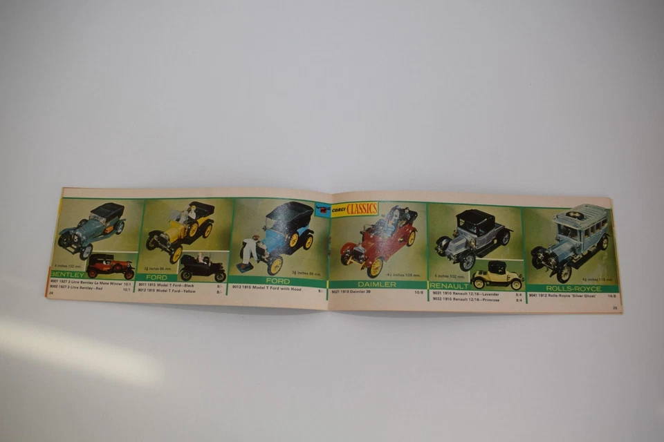 B93 CATALOGO CARTELLA VOLANTINO CORGI TOYS 1966 ECC. COND. - Immagine 2 di 4