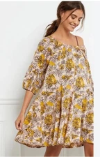 Dailey Practice Mollie Floral  Tunic Dress Sz  S~ STYLISH-