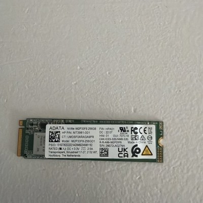 ADATA SM2P41C8 256GB M.2 2280 NVME