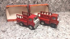 MARX "SKOOT" Vintage Metal Toy Stake Farm Truck. Lot of 2